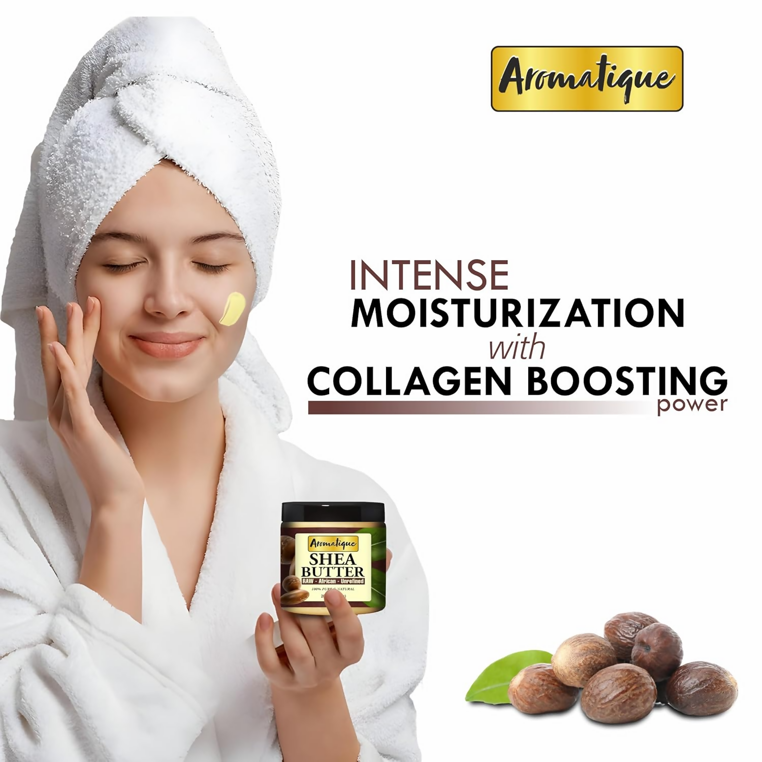 Aromatique African Shea Butter Raw Unrefined ody