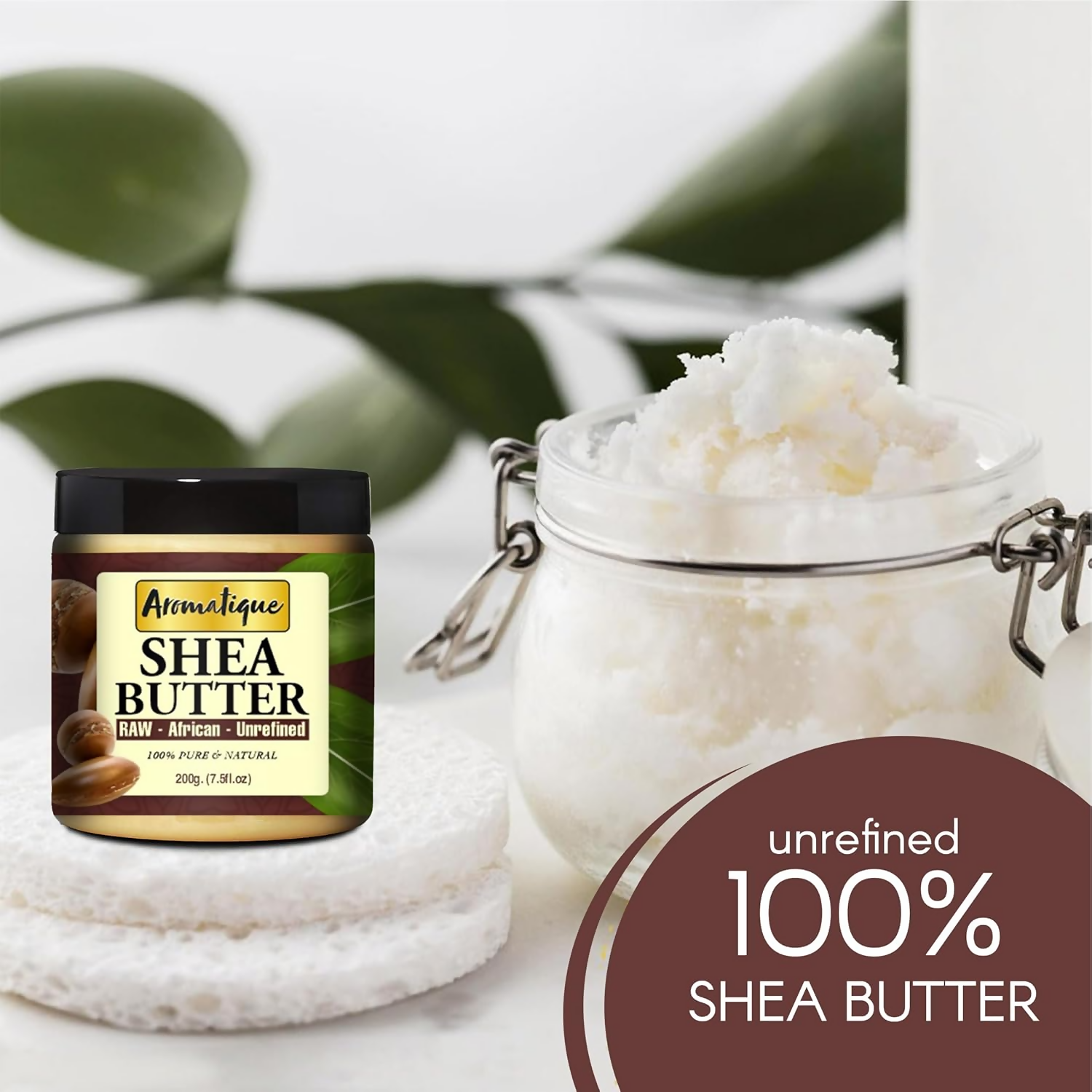 Aromatique African Shea Butter Raw Unrefined ody