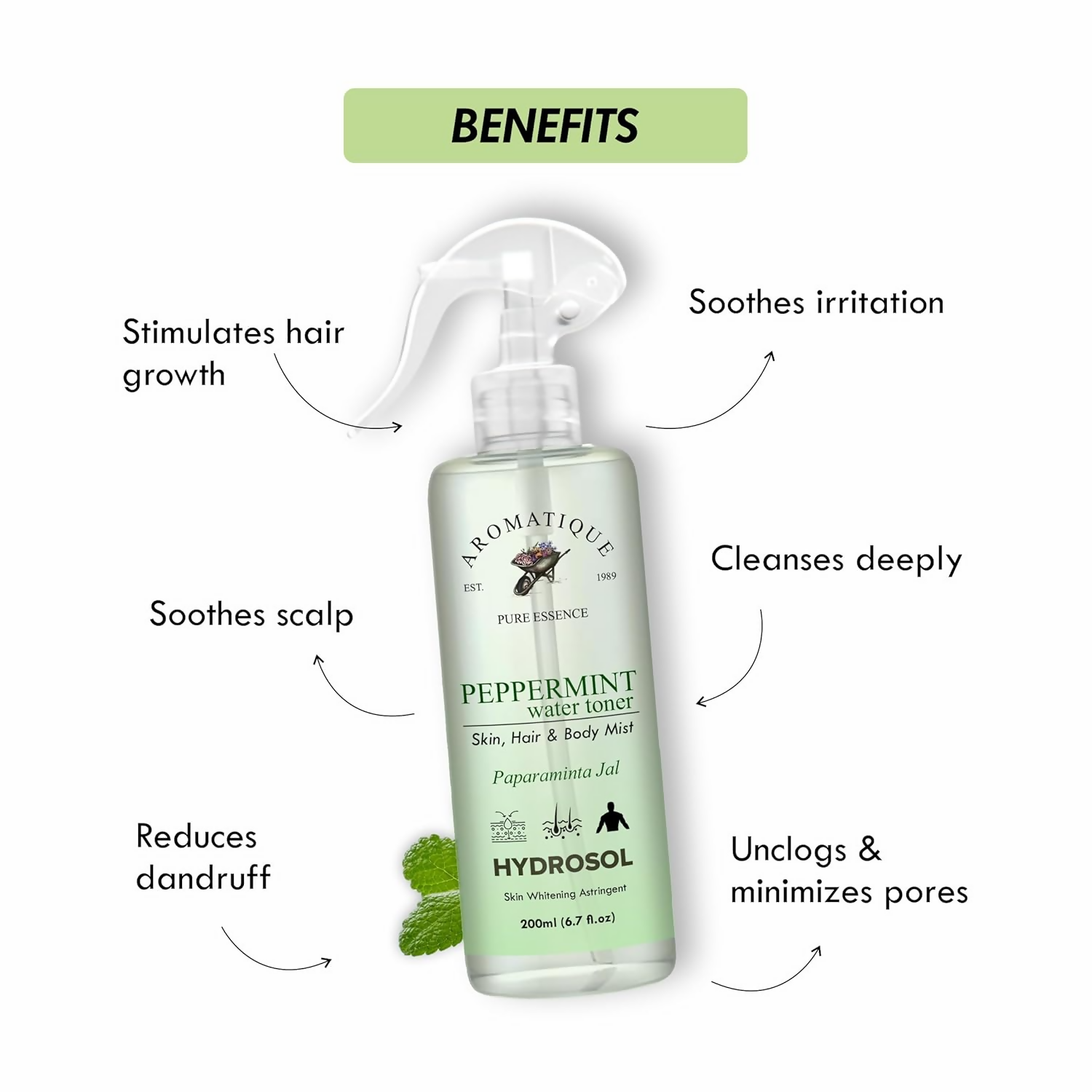 Aromatique Refreshing Peppermint Water/Toner