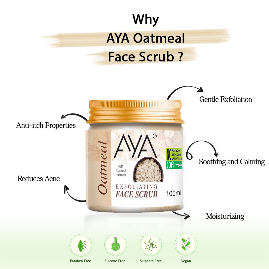 AYA Oatmeal Exfoliating Face Scrub