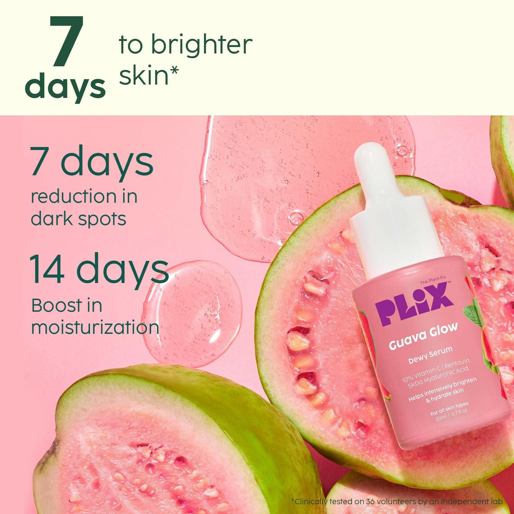 PLIX The Plant Fix 10% Vitamin C Face Serum For Skin Brightening & Even Toned Complexion