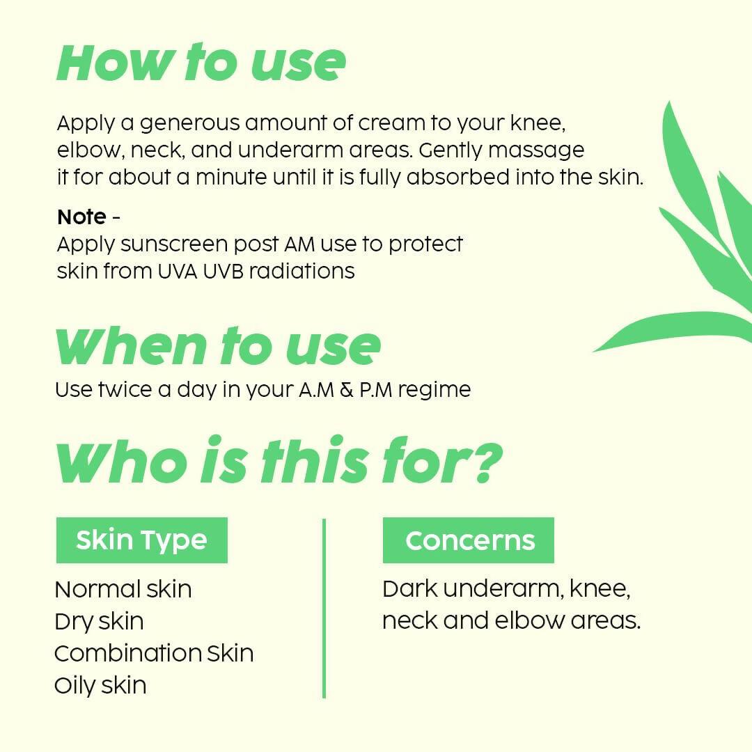 PLIX The Plant Fix Pineapple 5% Niacinamide Bright Polishing Cream For Neck, Knees & Elbows