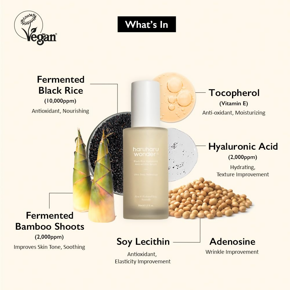 Haruharu Wonder Black Rice Hyaluronic Anti-Wrinkle Serum