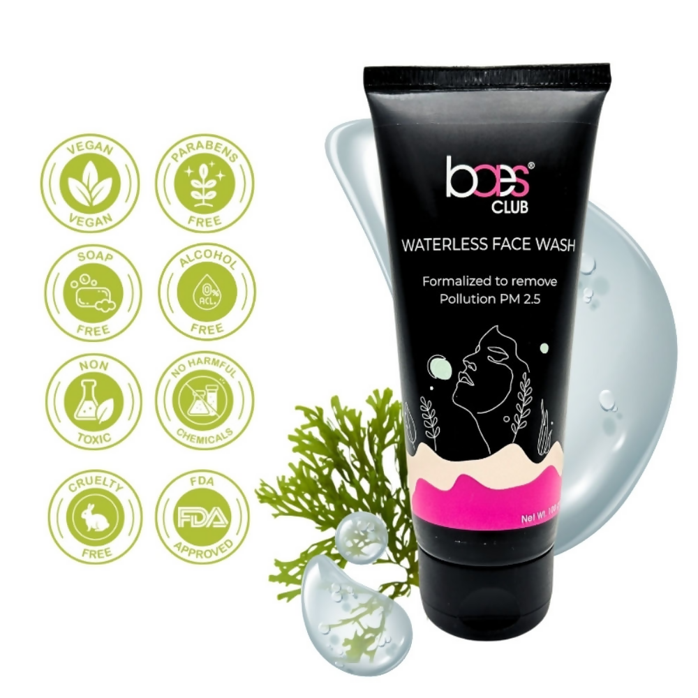 Baes Club Waterless Face Wash Formalized to Remove Pollution PM