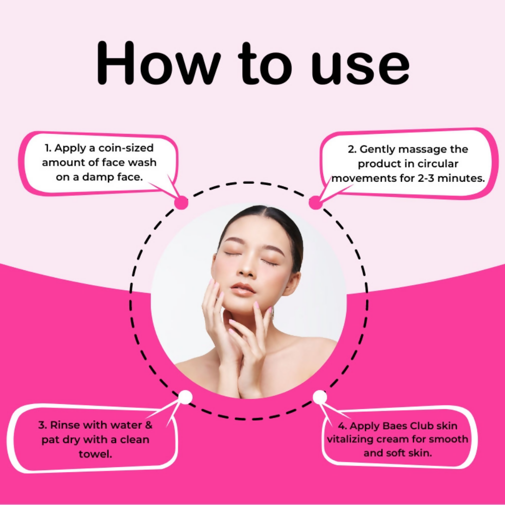 Baes Club Tea Tree Neem & Aloe Vera Face Wash