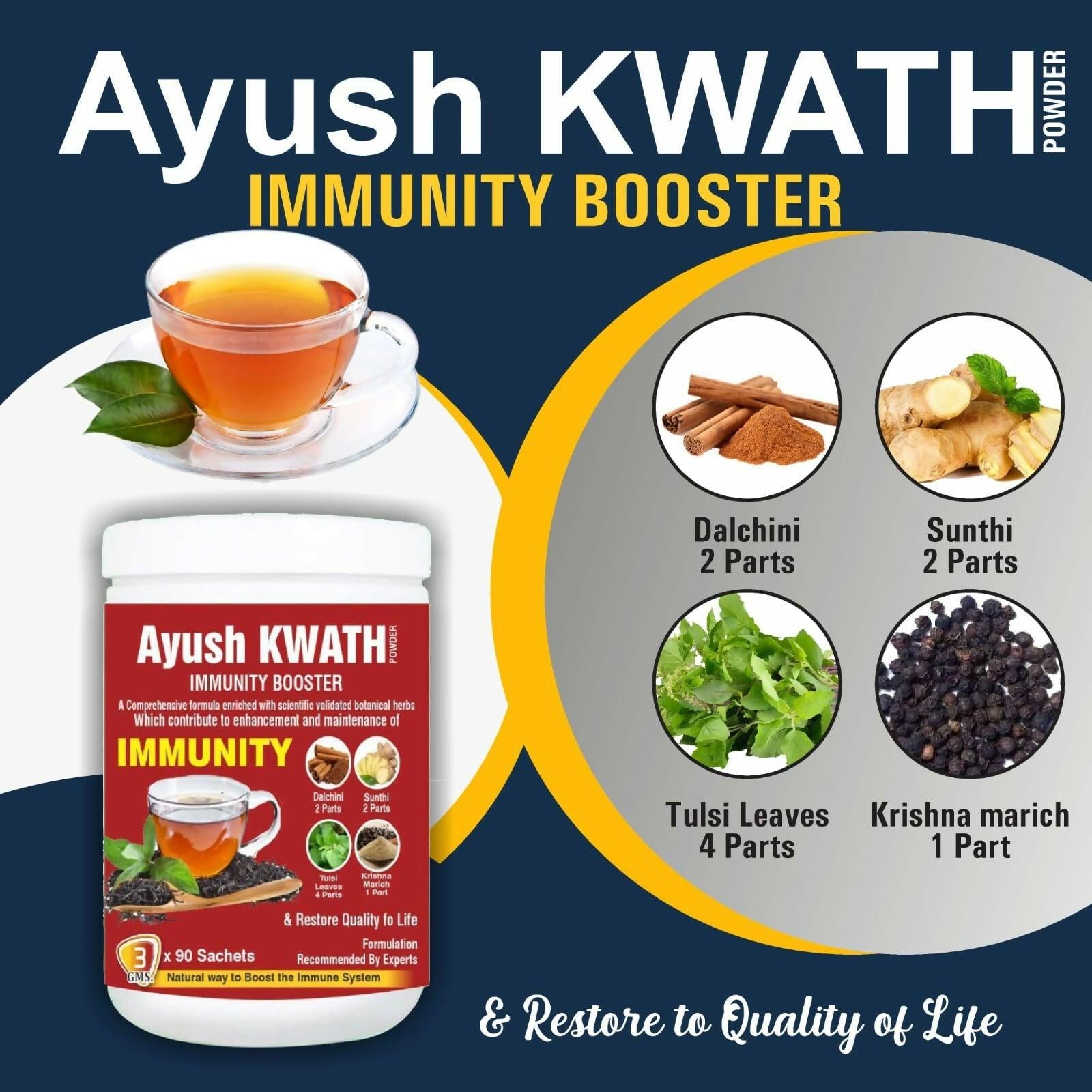 Navchetana Kendra Ayush Kwath Kadha Powder