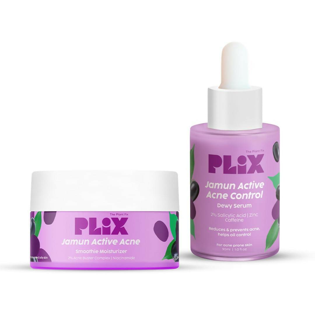 PLIX The Plant Fix 2% Niacinamide and Salicylic Acid Jamun Moisturizer and Serum Combo