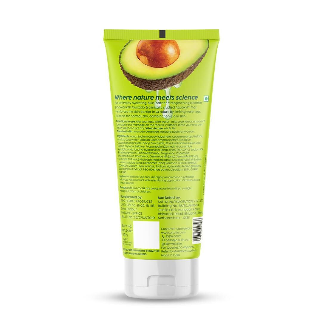 PLIX The Plant Fix Avocado Ceramide Moisture Rush Juicy Cleanser and Guava Moisturizer Combo