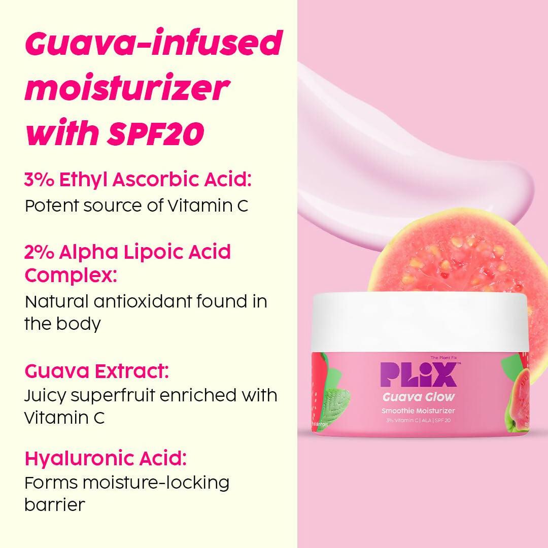 PLIX The Plant Fix 24k Guava Gold Lightweight Face Serum and Moisturizer Combo