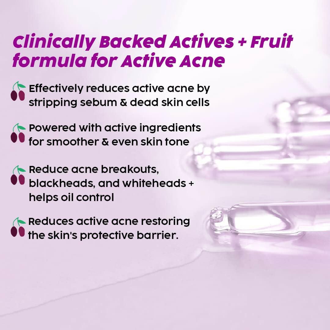 PLIX The Plant Fix 2% Salicylic Acid Jamun Active Acne Control Dewy Serum For Active Acne & Dark Spot Reduction