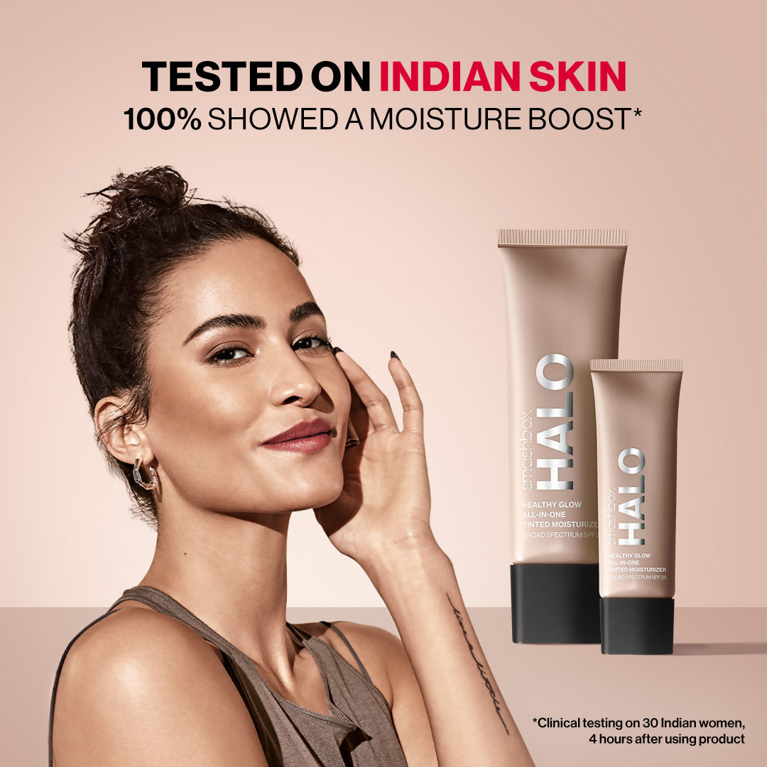 Smashbox Halo Healthy Glow All-In-One Tinted Moisturizer Foundation With SPF 25 (Skin Tint) - Light Medium