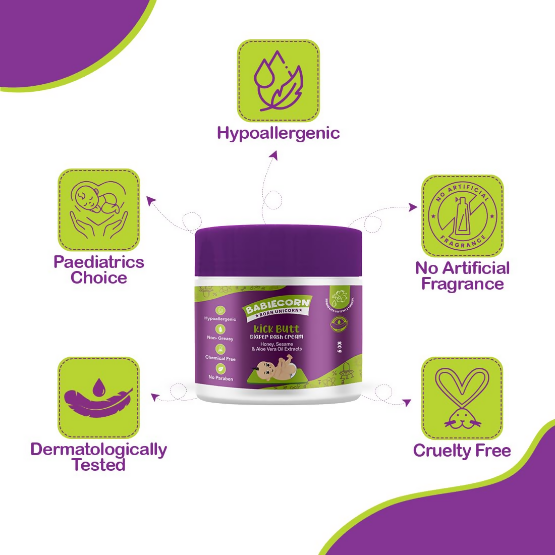 Babiecorn Kick Butt Diaper Rash Cream