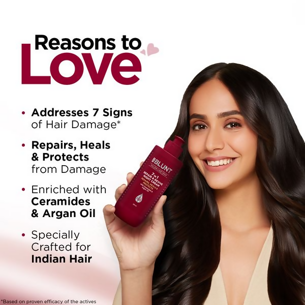 BBlunt 7 in 1 Repair & Revive Night Cream to Heal & Protect Hair Overnight