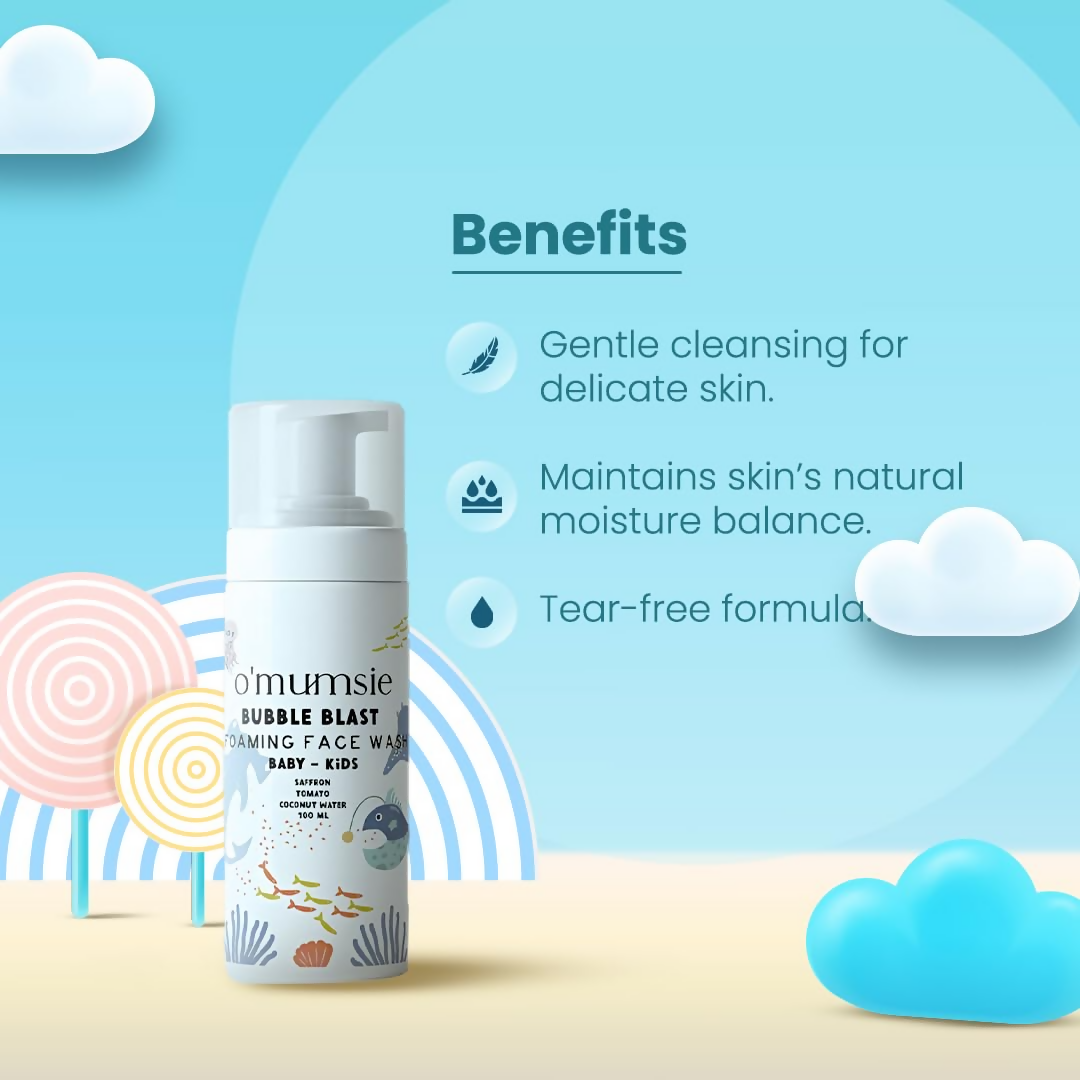 O'Mumsie Bubble Blast Kids Foaming Face Wash
