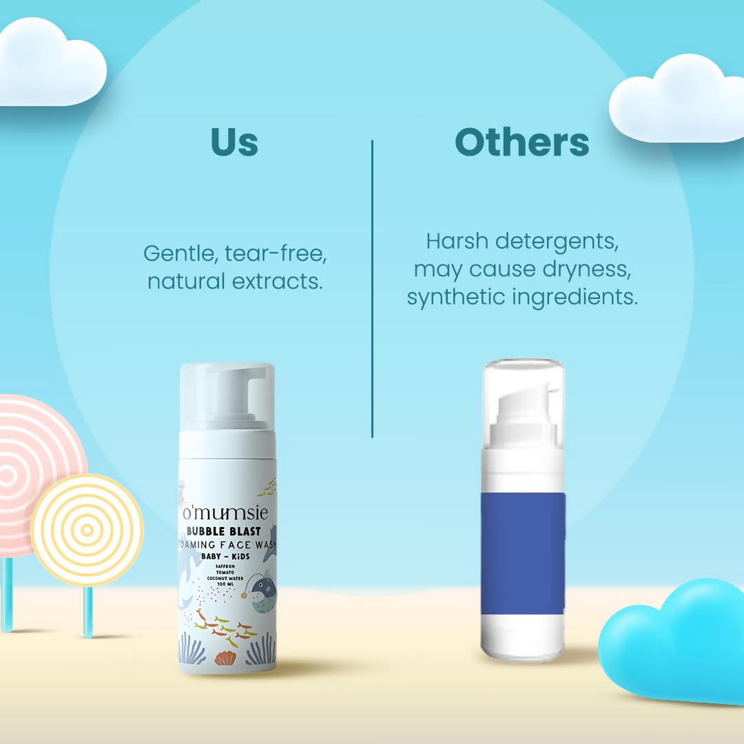 O'Mumsie Bubble Blast Kids Foaming Face Wash