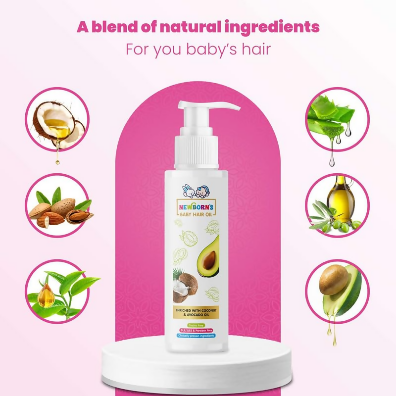 Newborn’s Nourishing Baby Hair Oil