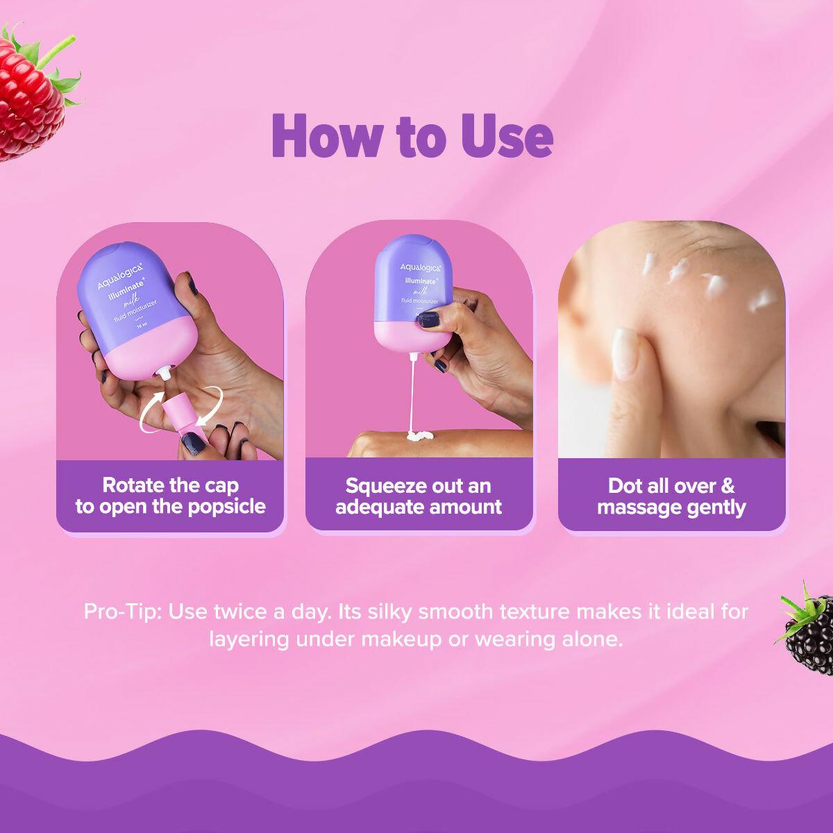 Aqualogica Illuminate+ Milk Fluid Moisturizer