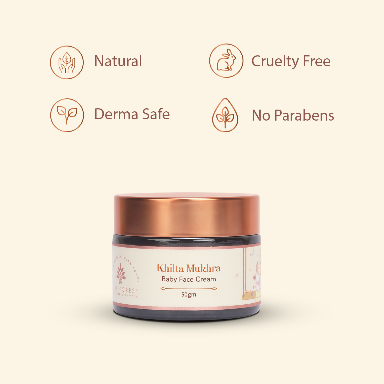 Baby Forest Khilta Mukhra Baby Face Cream