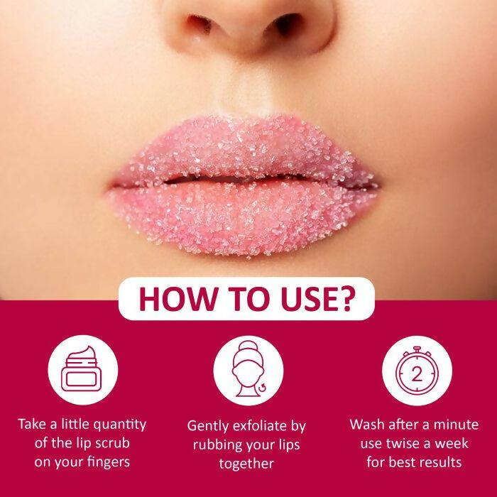 7 Days Organic Beetroot Lightening Balm for Dark, Chapped & Pigmented Lips Scrub