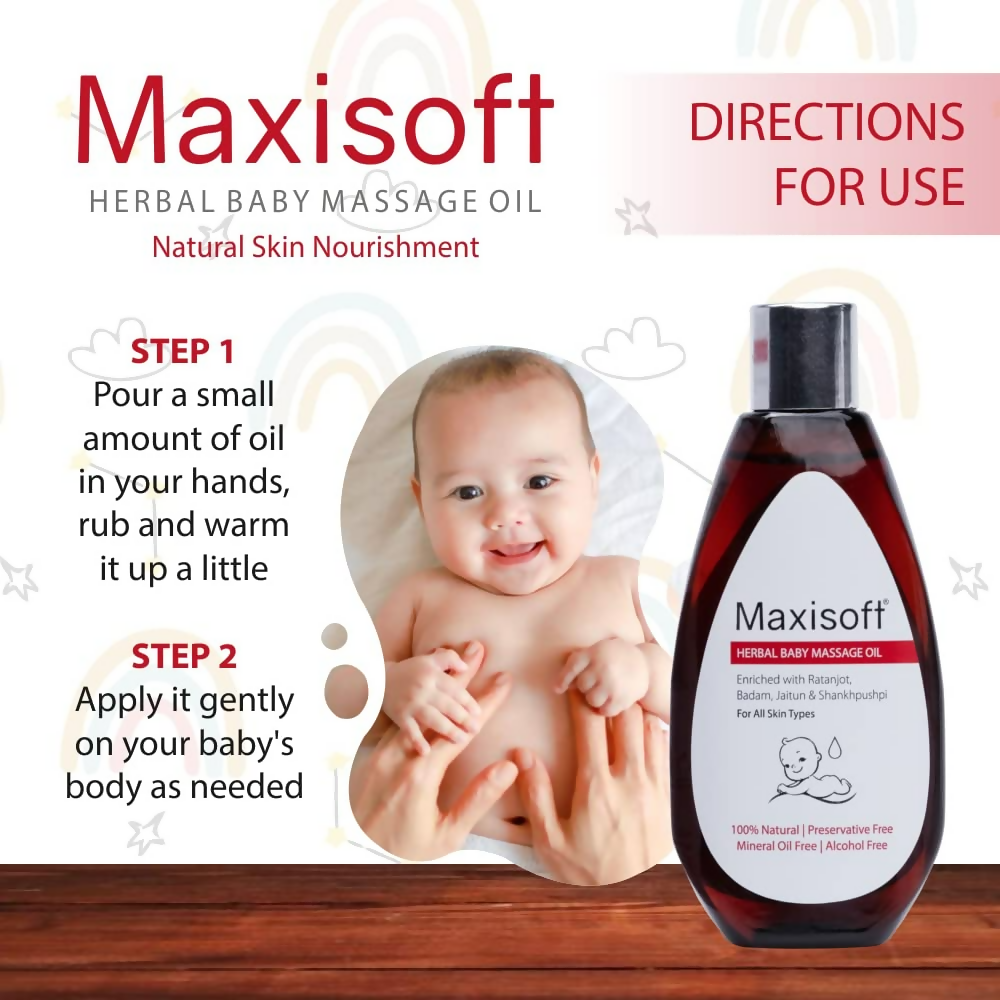 Maxisoft Herbal Baby Massage Oil