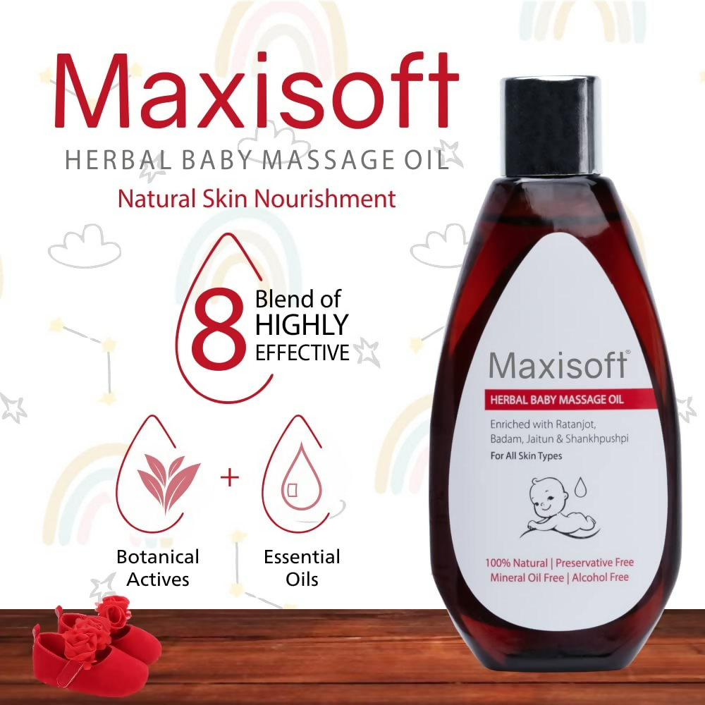 Maxisoft Herbal Baby Massage Oil