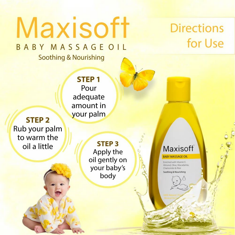 Maxisoft Baby Massage Oil For Kids