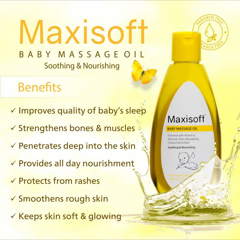 Maxisoft Baby Massage Oil For Kids