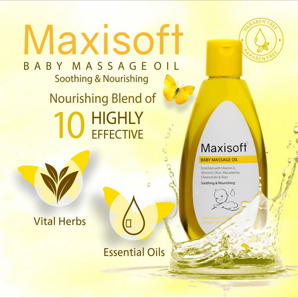 Maxisoft Baby Massage Oil For Kids