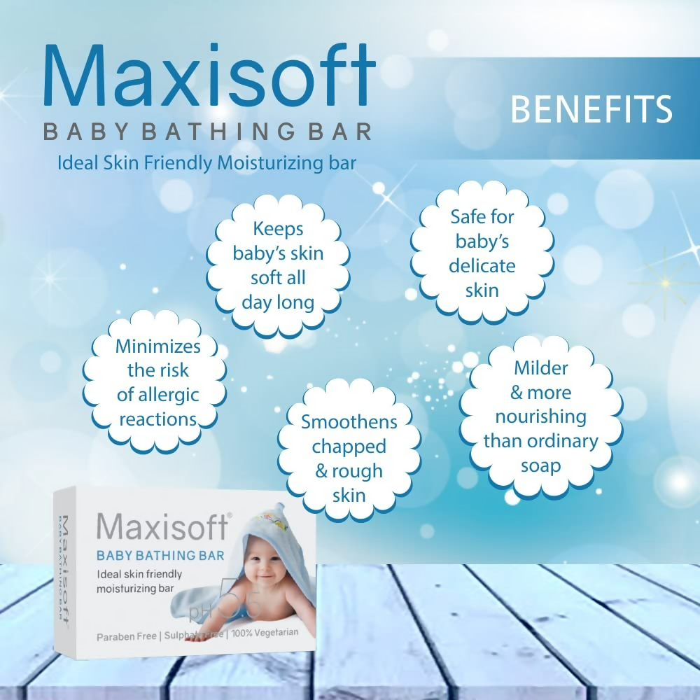Maxisoft Baby Bathing Soap For Kids