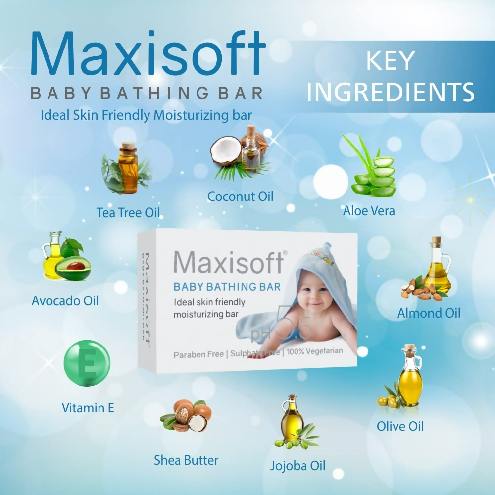Maxisoft Baby Bathing Soap For Kids