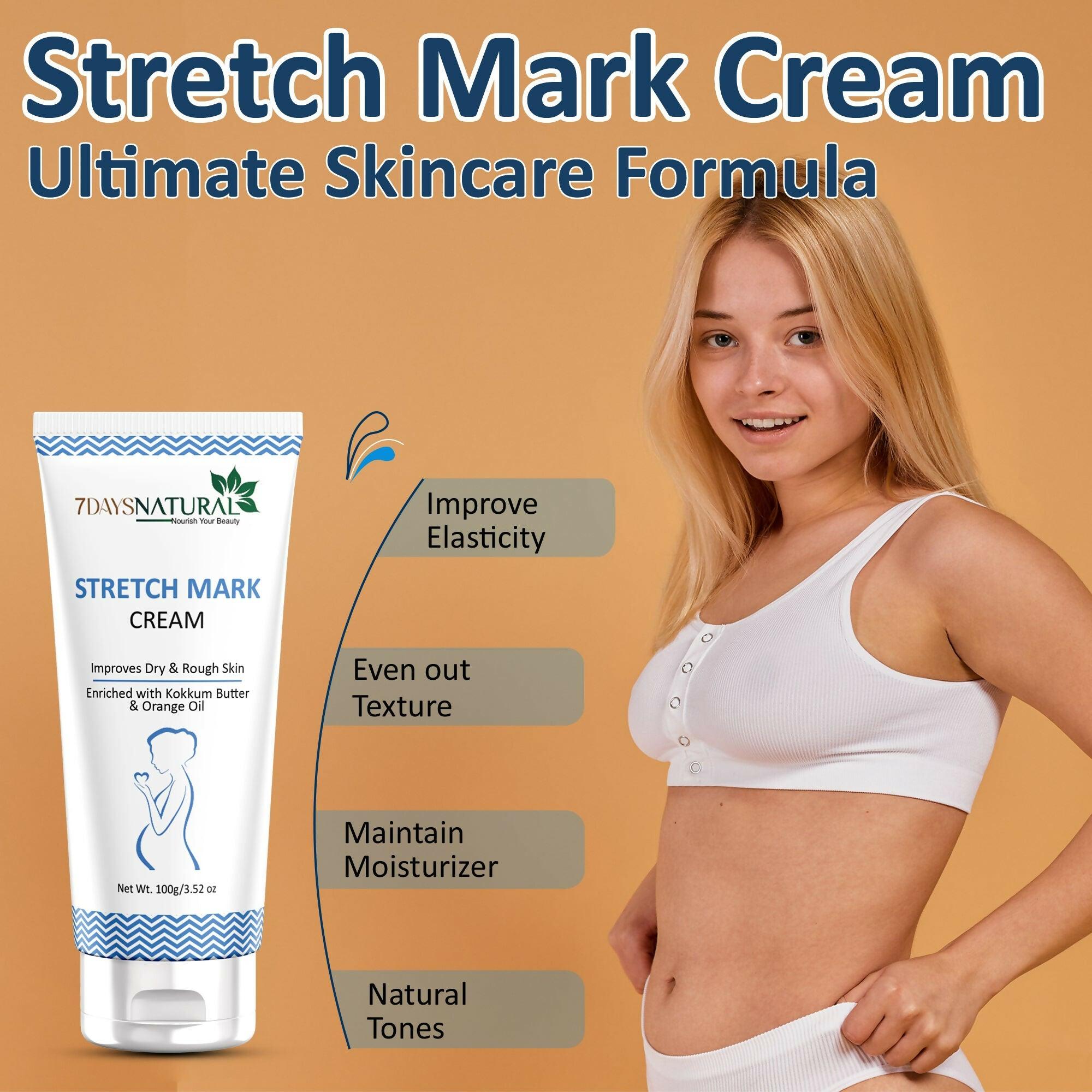 7 Days Natural Stretch Marks Scar Removal Cream Oil