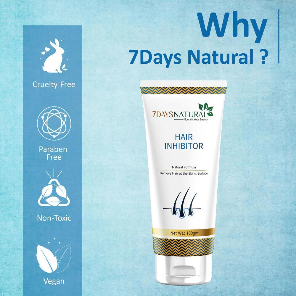 7 Days Organic Hair Inhibitor Permanent Hair Removal Cream