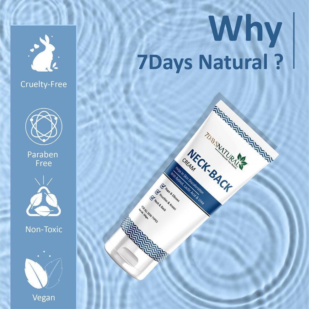 7 Days Neck Back Cream For Whitening Lighten and Brightening Skin removal blackness