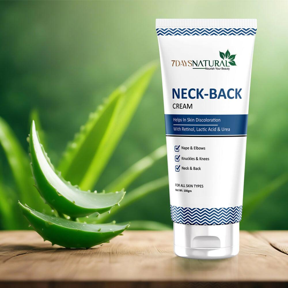 7 Days Neck Back Cream For Whitening Lighten and Brightening Skin removal blackness