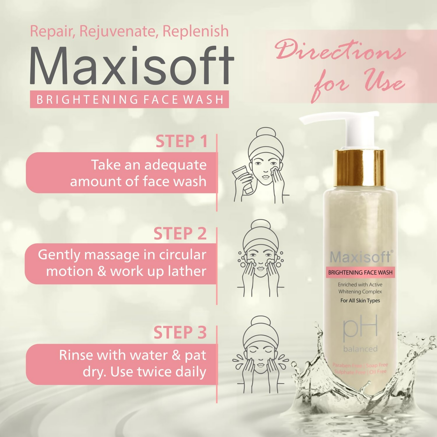 Maxisoft Brightening Face Wash