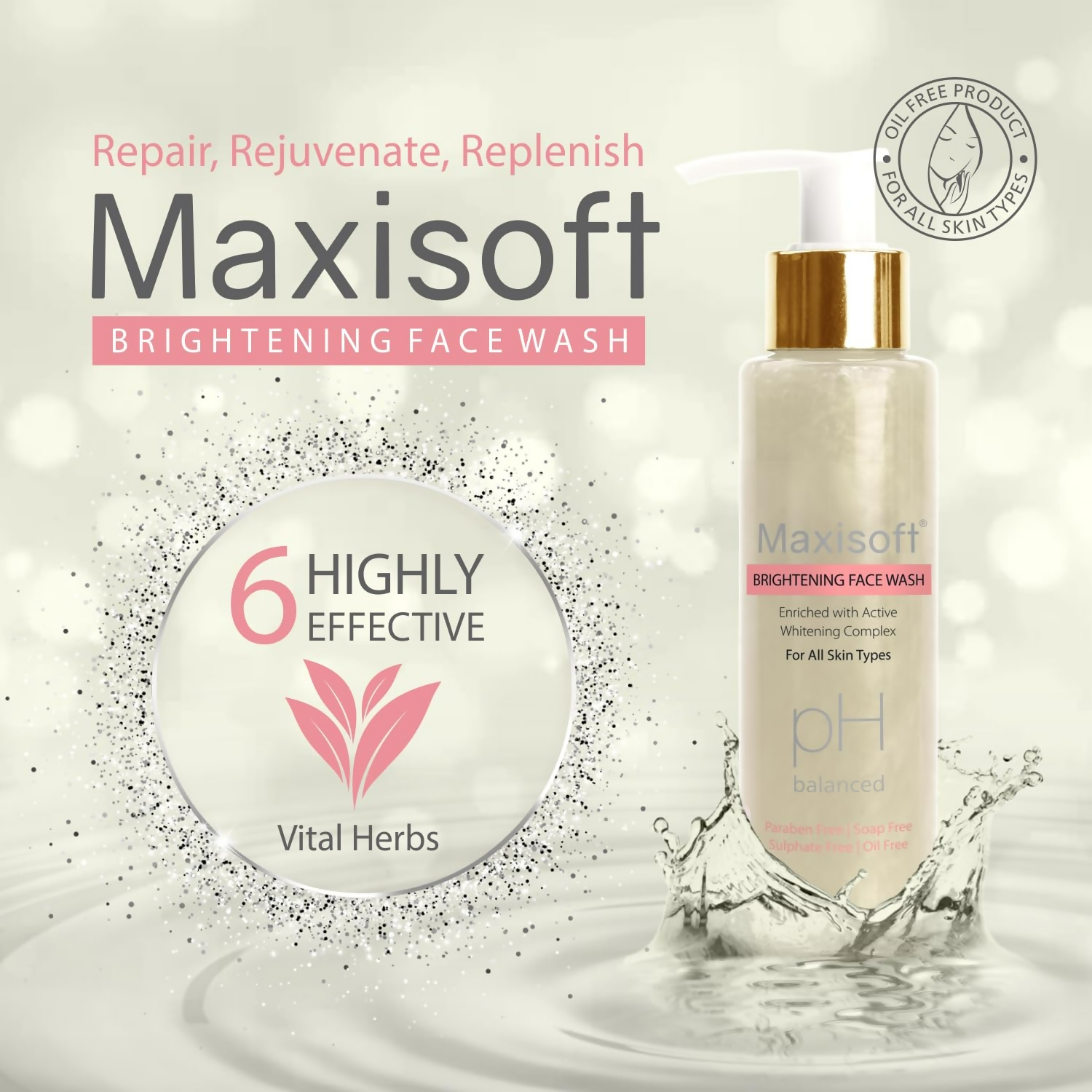 Maxisoft Brightening Face Wash