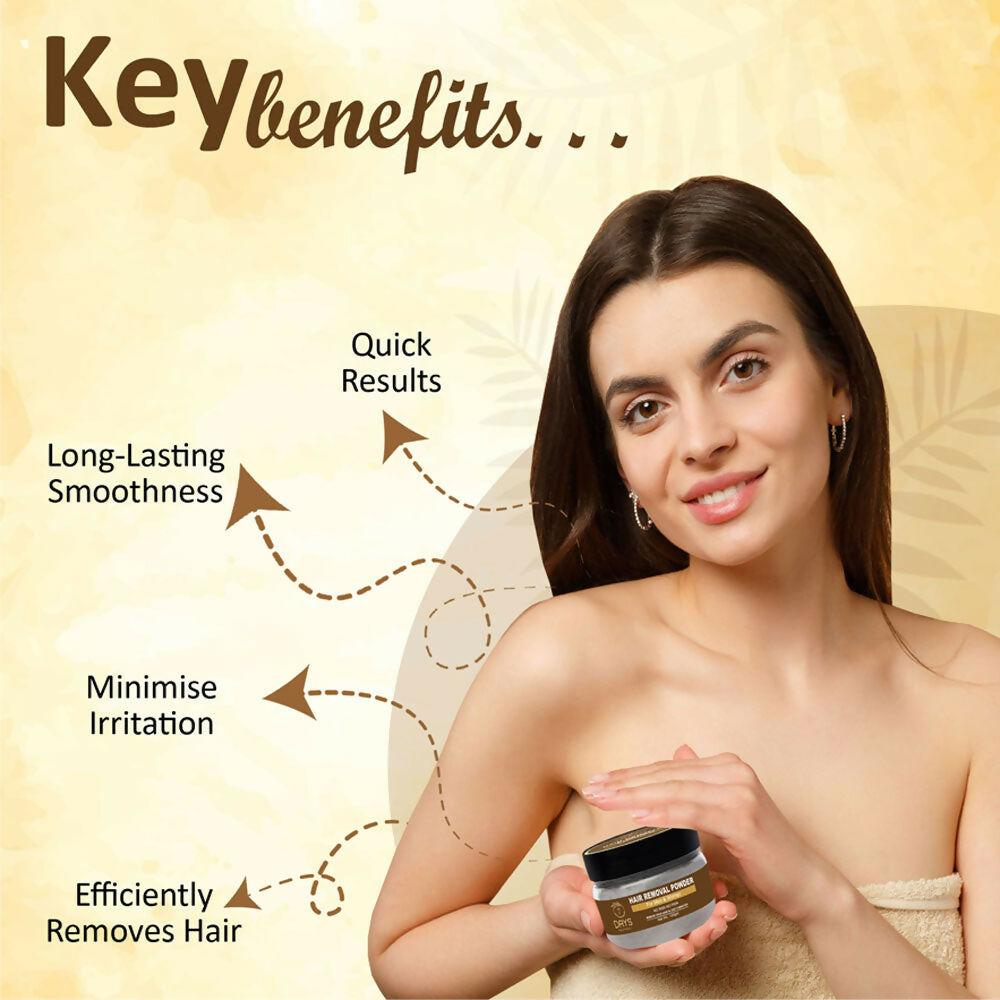 7 Days Pure Hair Removal Powder Three in one Use For Powder D-Tan Skin, Removing Hair Cream