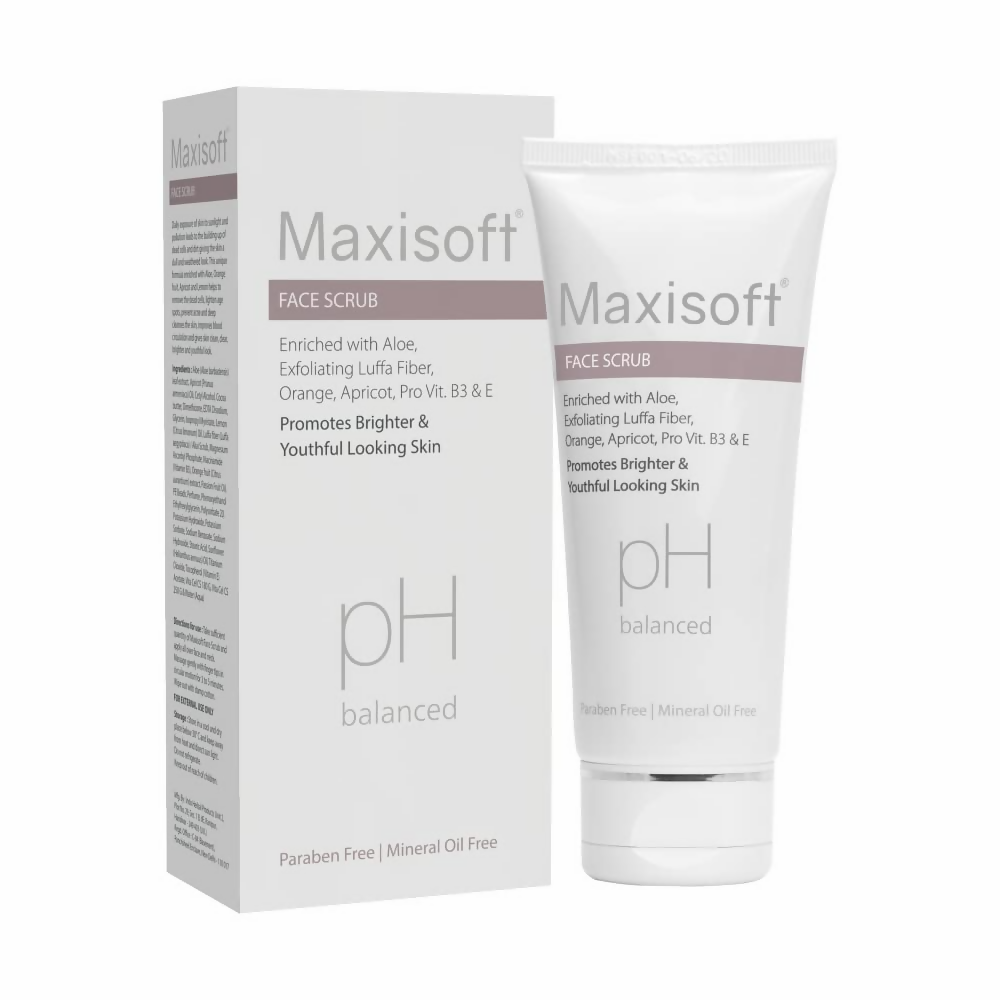Maxisoft Face Scrub Tan Removal Exfoliating Scrub