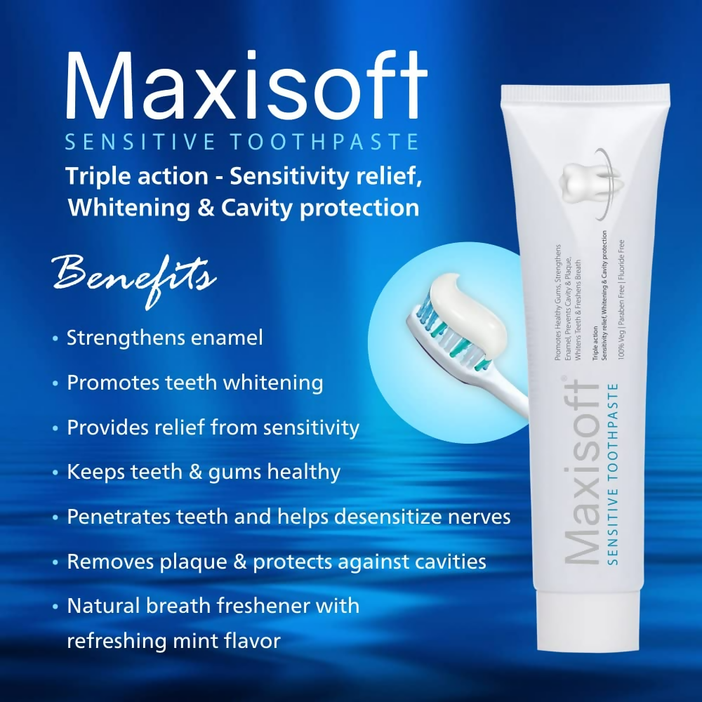 Maxisoft Sensitive Sensitivity Relief Toothpaste
