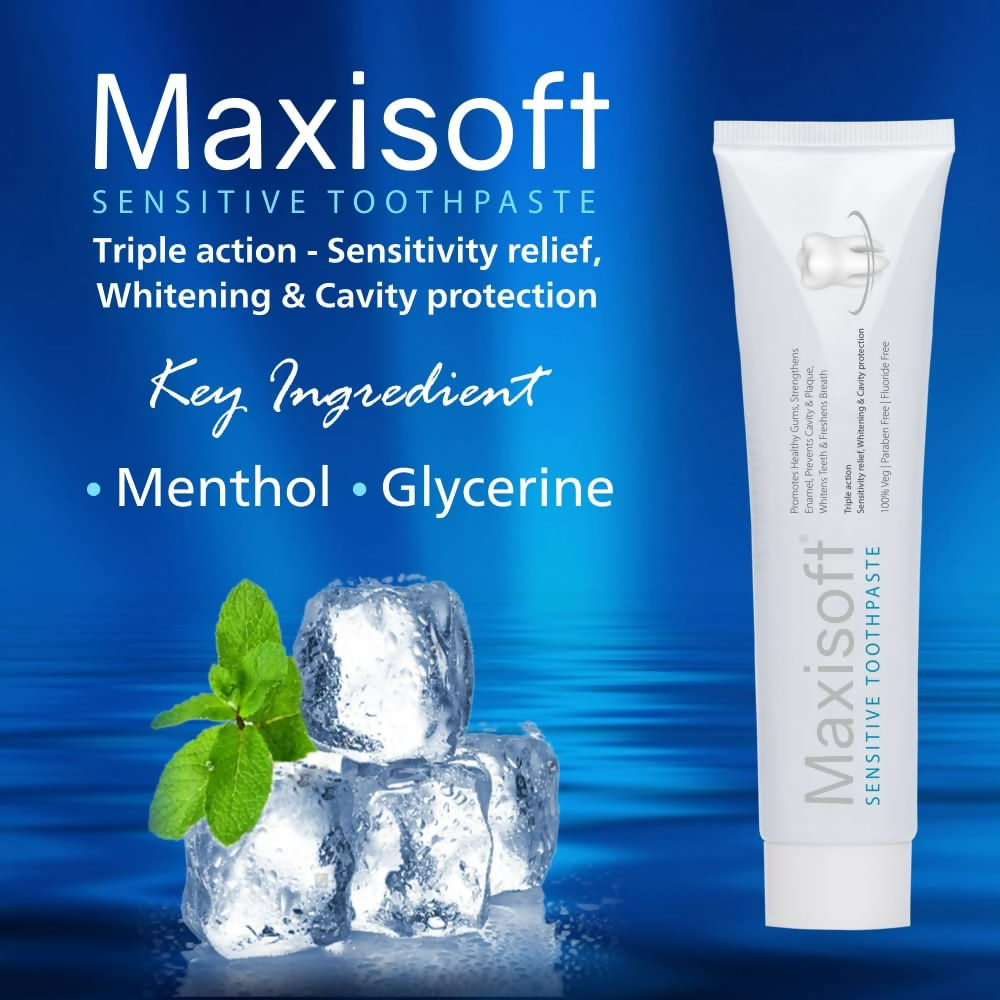 Maxisoft Sensitive Sensitivity Relief Toothpaste