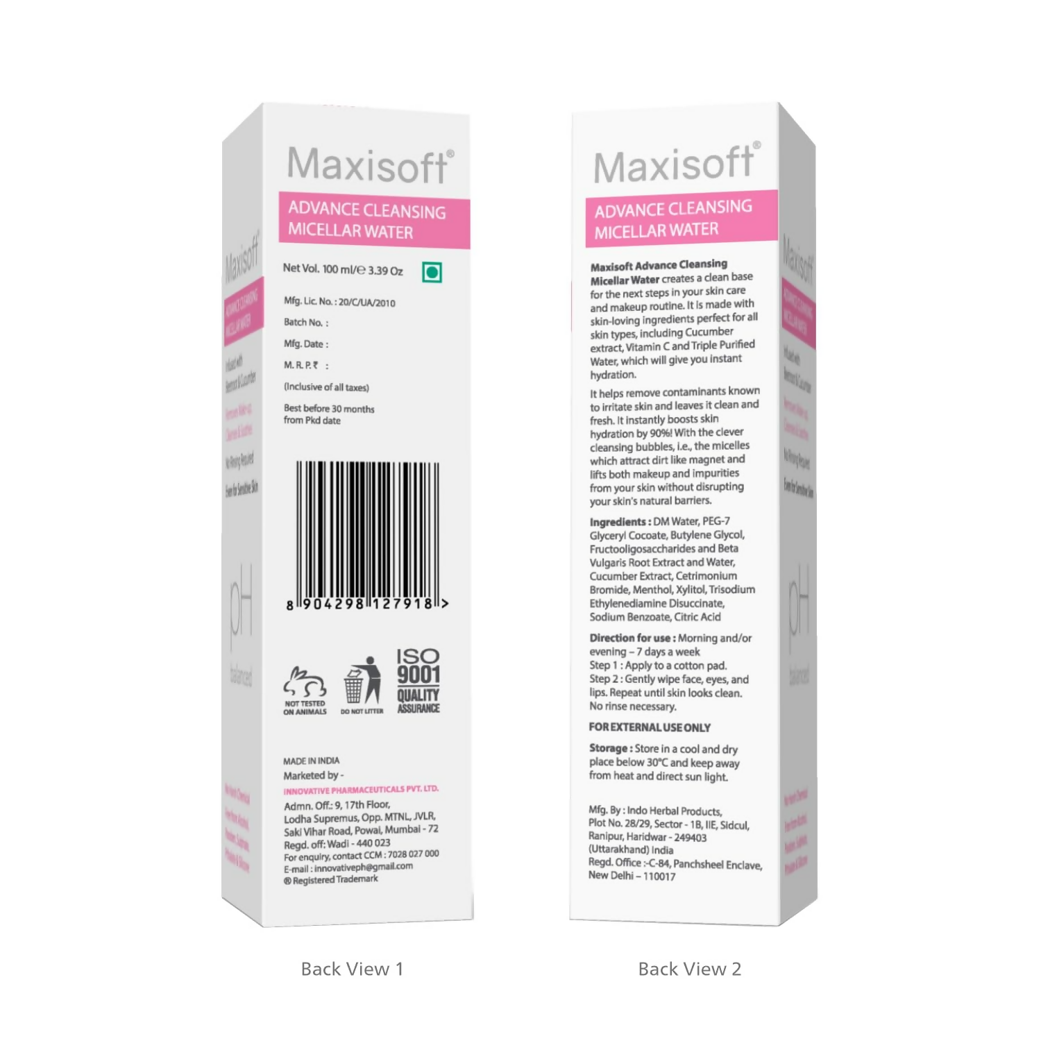 Maxisoft Advance Cleansing Micellar Water
