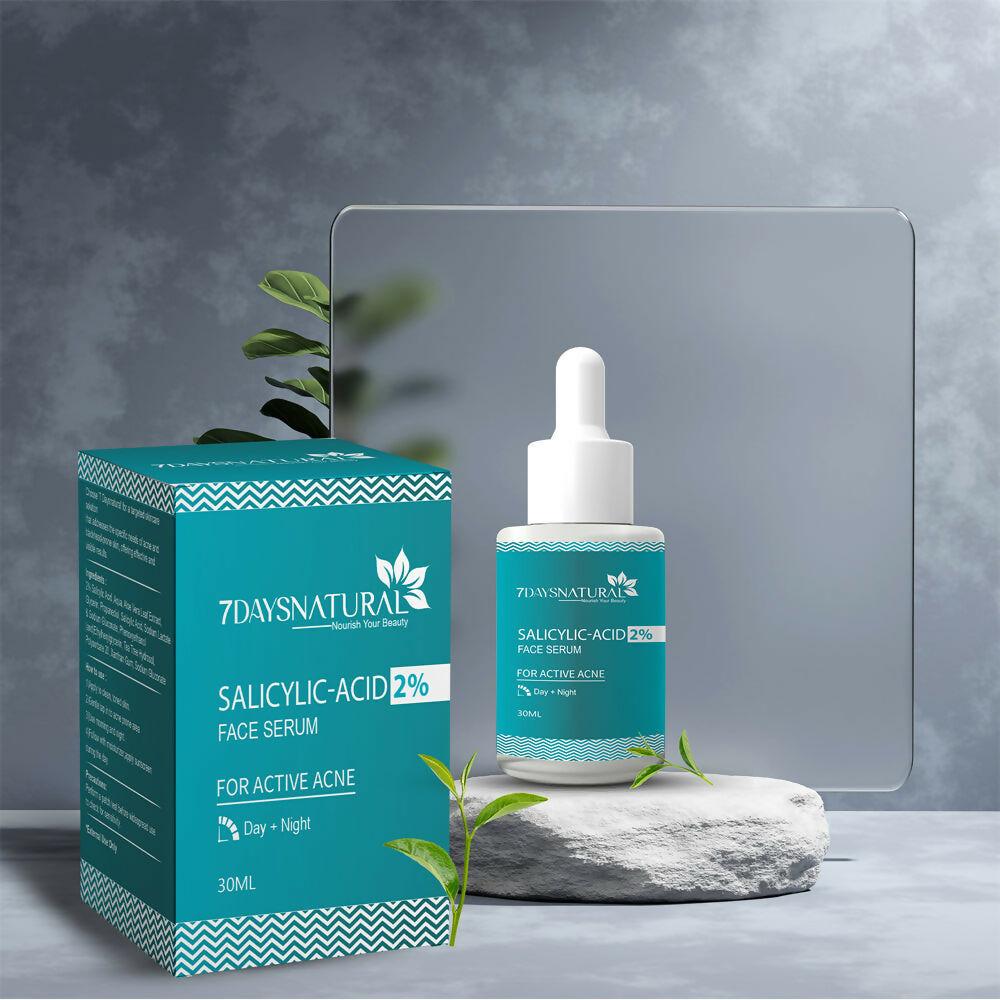 7 Days 2% Salicylic Acid Serum for Acne, Blackheads & Whiteheads Removal