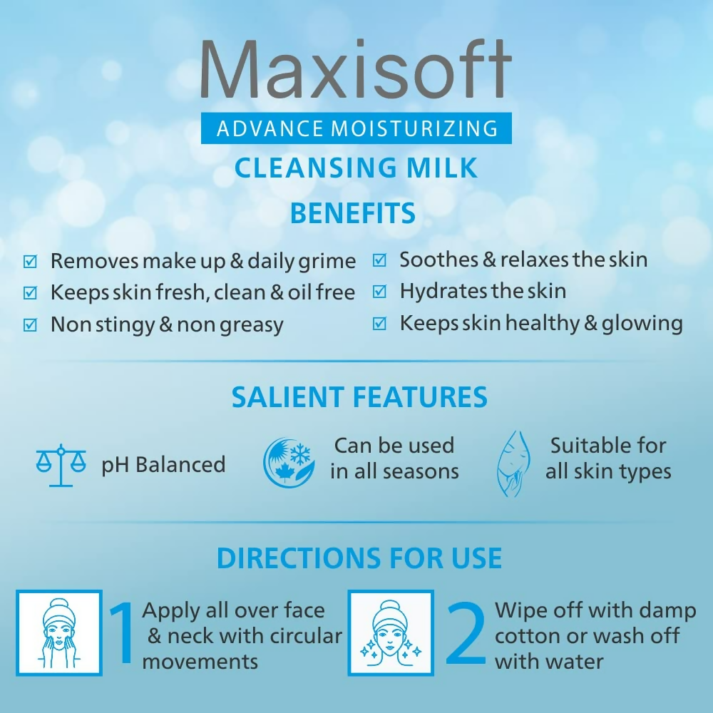 Maxisoft Advance Moisturizing Cleansing Milk