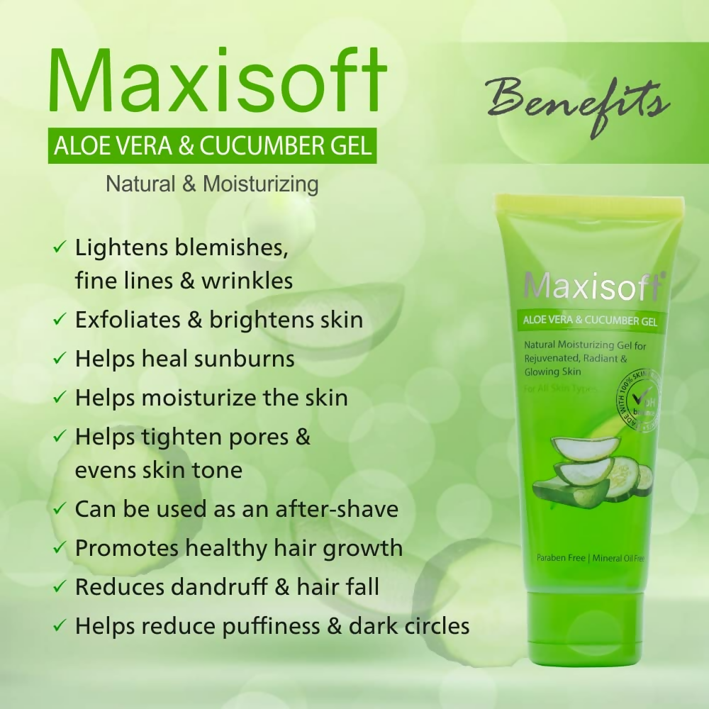 Maxisoft Aloe Vera & Cucumber Gel