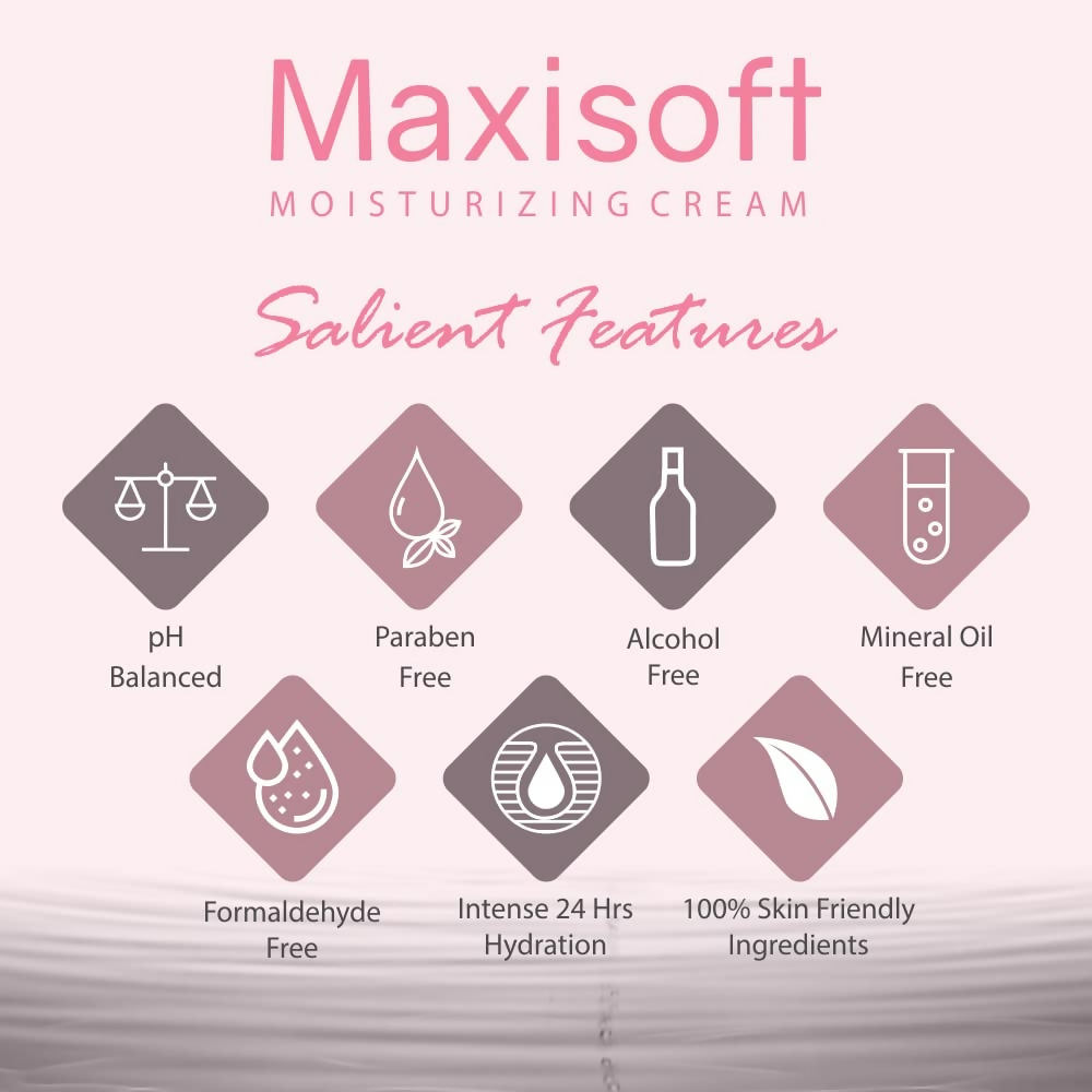 Maxisoft Moisturizing Cream With Almond Oil Aloe Avocado Cocoa Butter