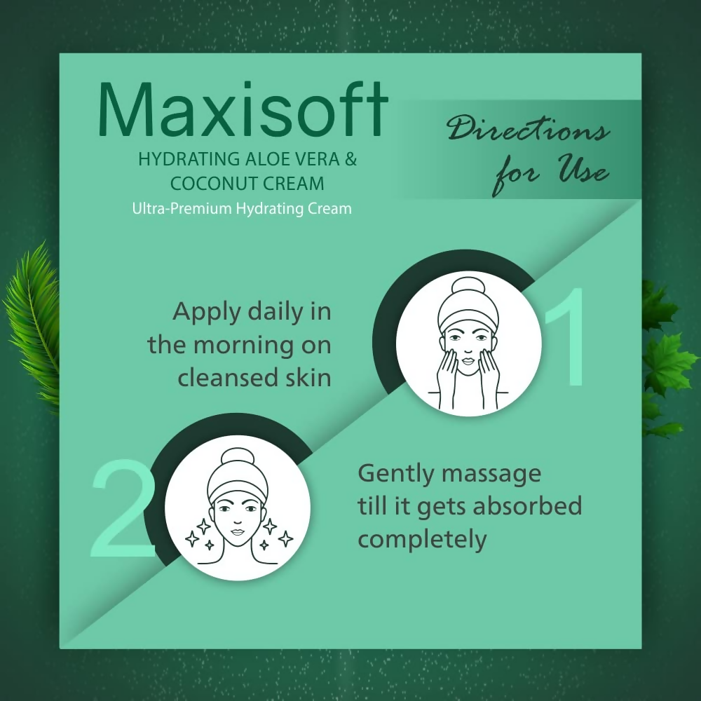 Maxisoft Hydrating Aloe vera & Coconut Cream