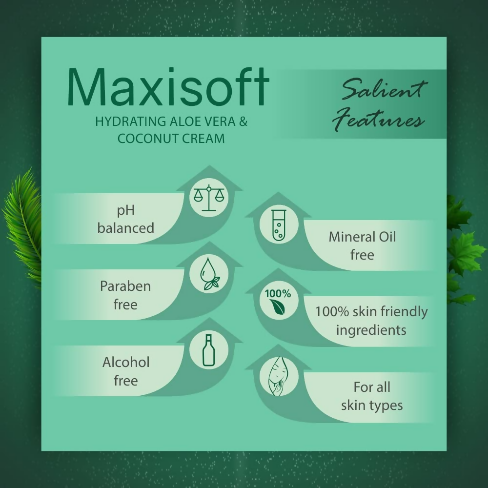 Maxisoft Hydrating Aloe vera & Coconut Cream