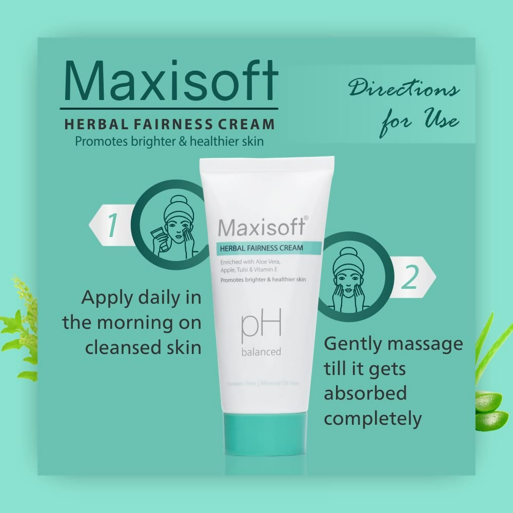 Maxisoft Herbal Fairness Cream Glowing Skin
