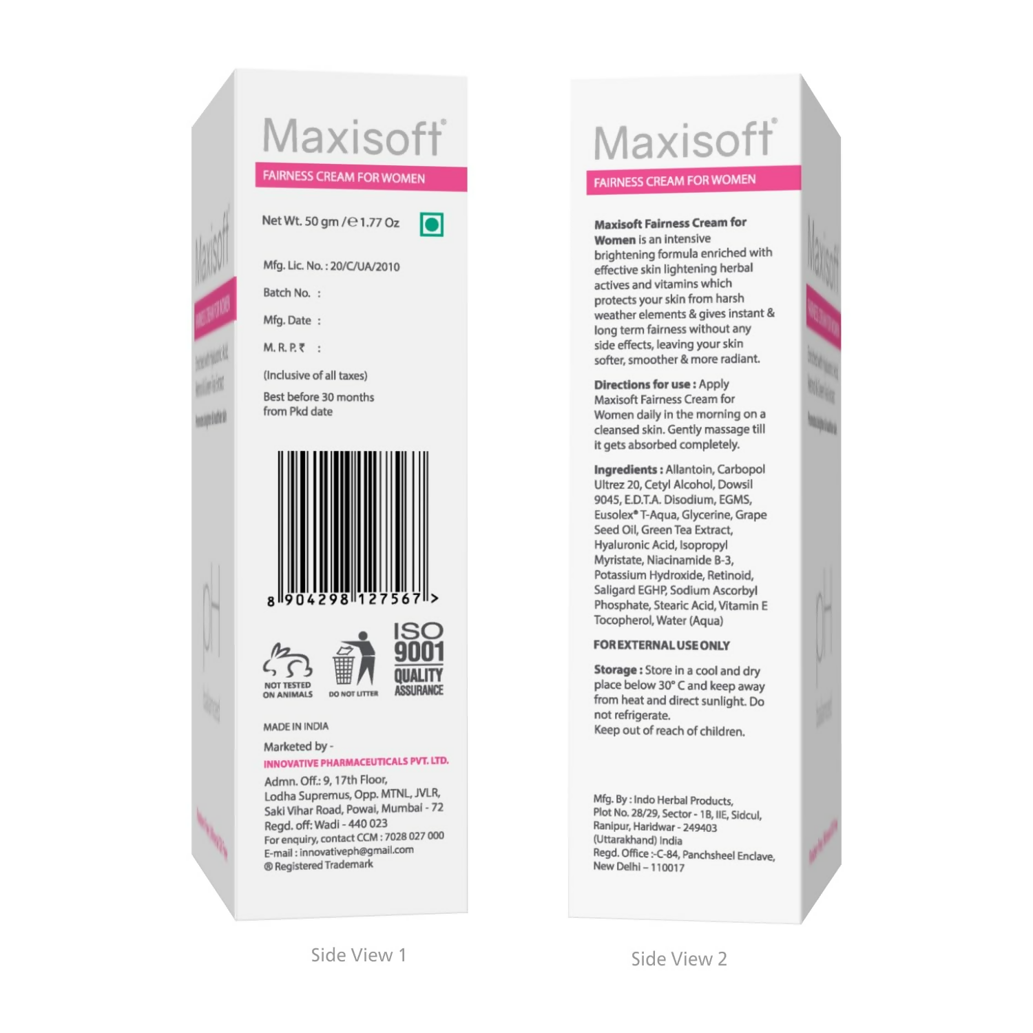 Maxisoft Fairness Cream For Women For Glowing & Brightening Skin