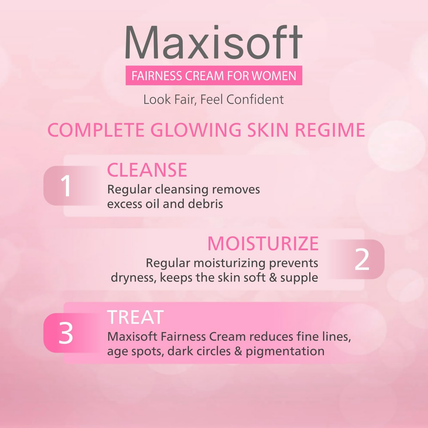 Maxisoft Fairness Cream For Women For Glowing & Brightening Skin